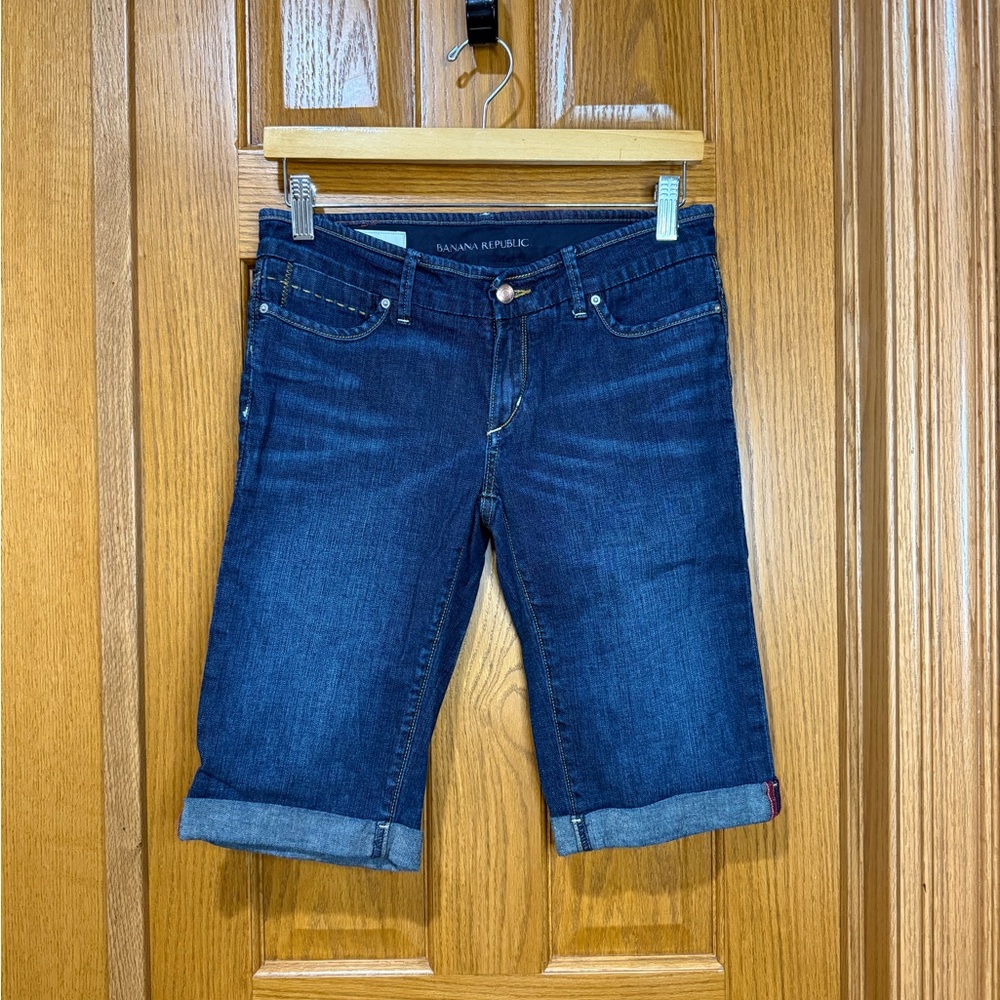 Banana Republic Denim Bermuda Shorts Size 2